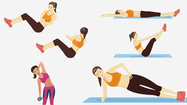 Động Tác 2: Side Plank